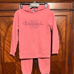 Champion Pink Hoodie and Joggers Set